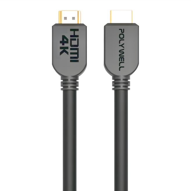 POLYWELL 寶利威爾 HDMI 2.0 公對公傳輸線 PW15-W60-H080, 1條, 8m