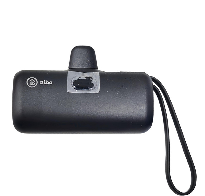 aibo PD快充 直插式行動電源, BPN-QM50K, 極簡黑