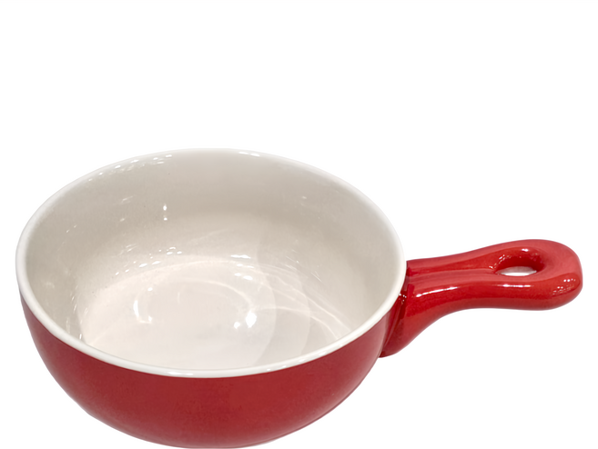 PEARL LIFE 珍珠金屬 日本耐熱片手烤鍋, 熱情紅, 1個