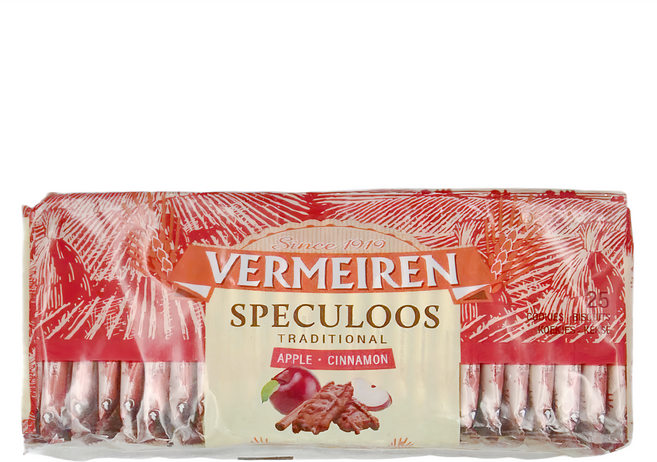 VERMEIREN 薇美蘋果焦糖餅 25片, 137g, 1包