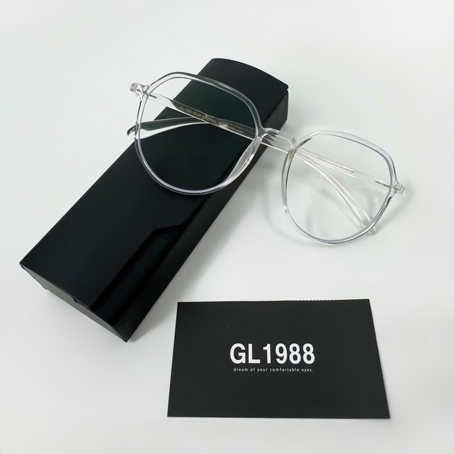 GL1988 驗光師製作的 TR 7克 抗藍光 多邊形眼鏡