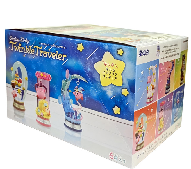 Re-MeNT 星之卡比鞦韆擺飾/盒玩 P3 Twinkle Traveler 款式隨機, 1盒