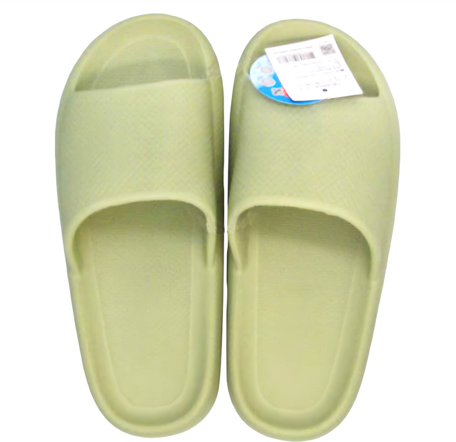 WUWU 舒適抗菌厚底拖 M56, 37~38, 綠色