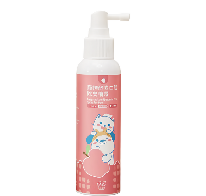 Little poppet 小小毛孩 寵物酵素口腔除臭噴霧 Fruity, 120ml, 1瓶