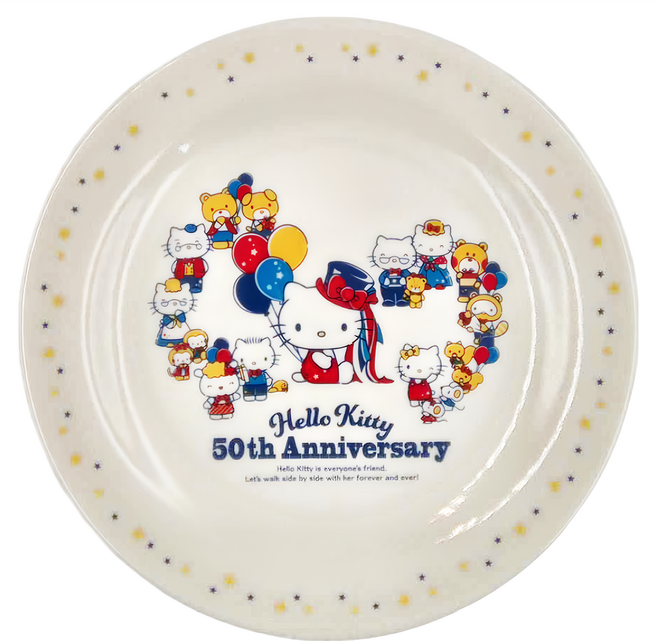kanesho 金正陶器 陶瓷盤, Hello Kitty, 1個
