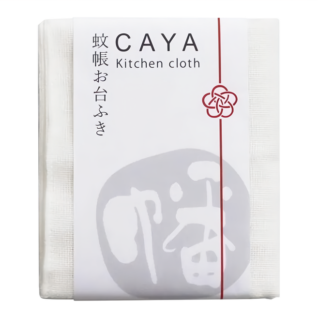 BAN INOUE 井上幡 日本製 CAYA 純棉八重紗多用途蚊帳布 晒, 白色
