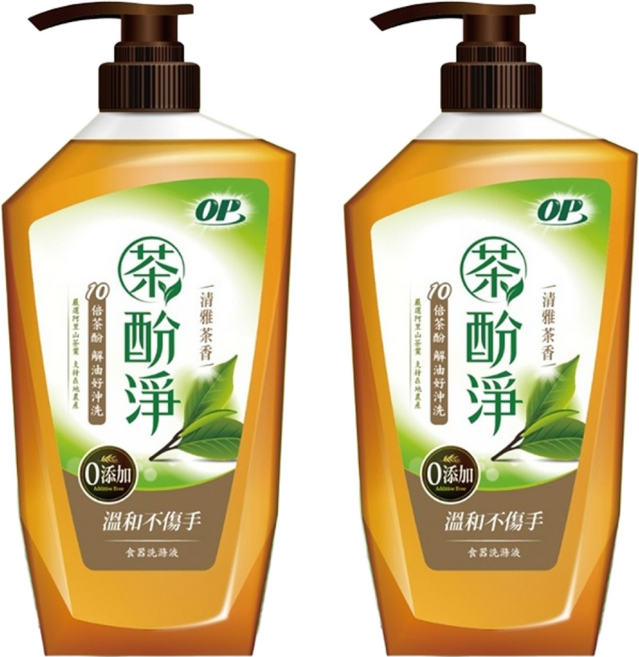 OP 茶酚淨洗潔精 清雅茶香, 1000g, 2瓶