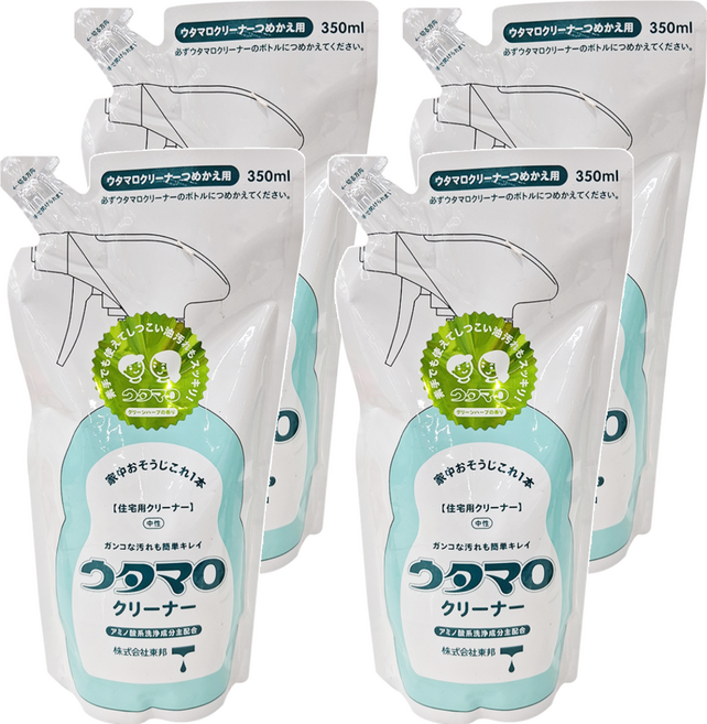 Utamaro 住宅用清潔劑, 350ml, 4包