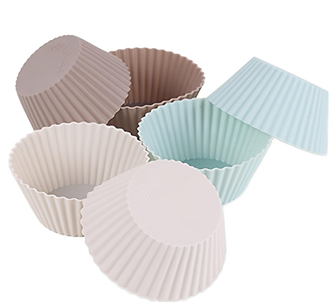 LuigiFerrero Norsk 矽膠瑪芬模6件組 莫蘭迪, 1組, 彩色