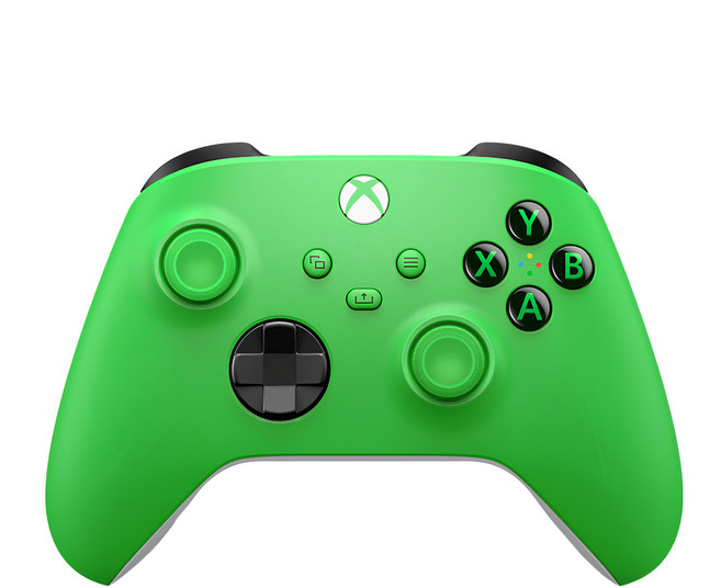 Microsoft 微軟 XBOX 無線控制器 附2顆 AA 電池, 1914, 活力綠, 1個