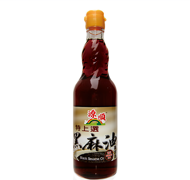 源順製油 特上選黑麻油, 570ml, 1瓶