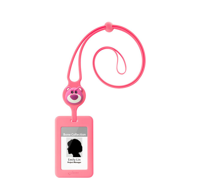 Bone 蹦克 頸掛開窗識別證套