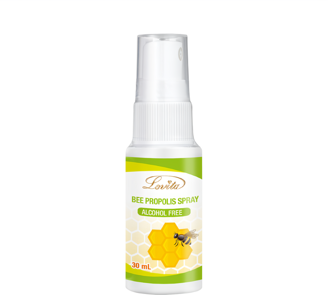 Lovita 愛維他 加拿大蜂膠噴霧 無酒精 18%生物類黃酮, 30ml, 1瓶