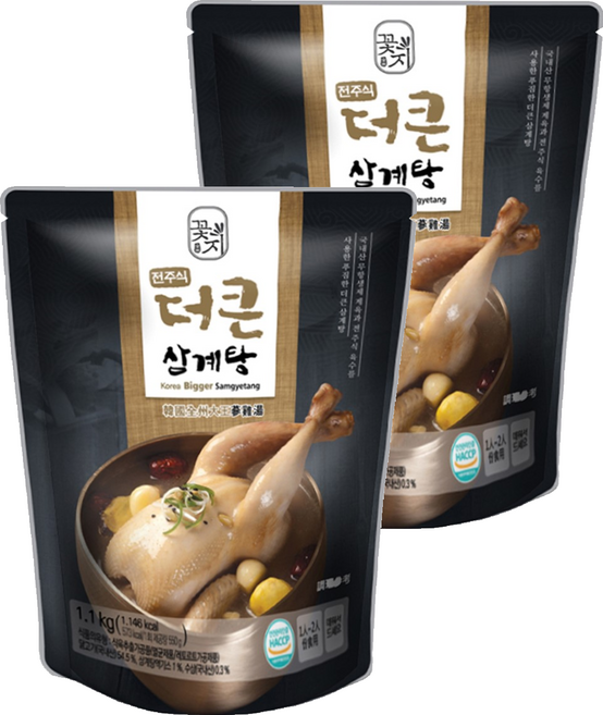 KKOTJI 韓國全州大王蔘雞湯, 1.1kg, 2包