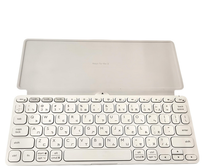 Logitech 羅技 Keys-To-Go 2 藍牙鍵盤 無線 原廠保固, 剪刀腳, YR0100, 珍珠白