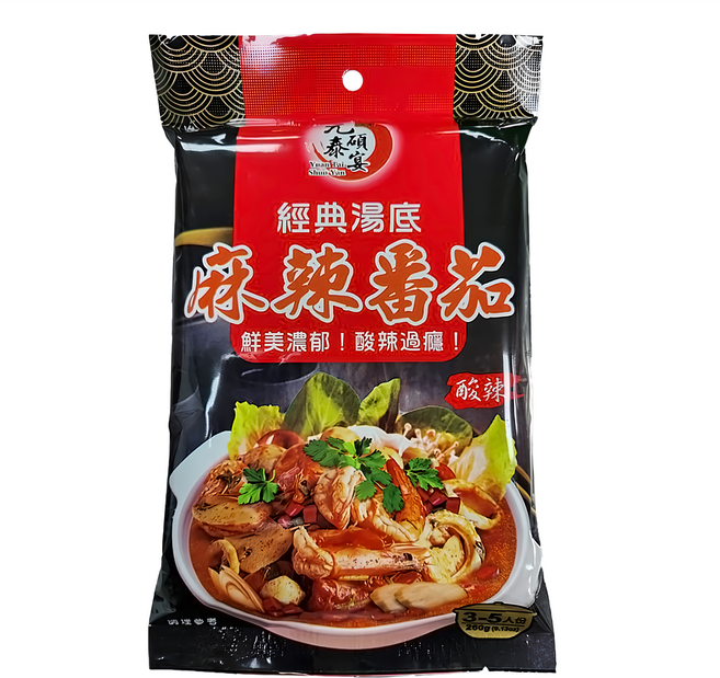 元泰碩宴 經典湯底 麻辣番茄, 260g, 1包