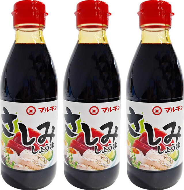 MARUKIN 丸金 生魚片用醬油, 200ml, 3瓶