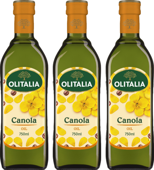 OLITALIA 奧利塔 頂級芥花油, 750ml, 3瓶