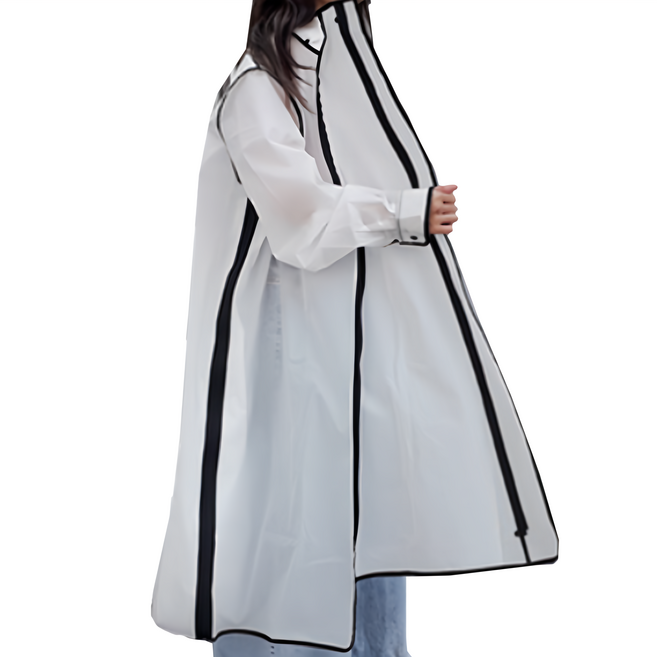 捷華 加長三拉鍊雨衣
