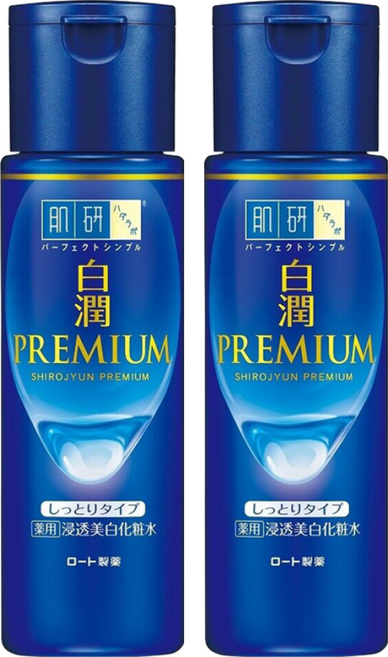 HADALABO 肌研 白潤高效淡斑化妝水 潤澤型, 170ml, 2瓶