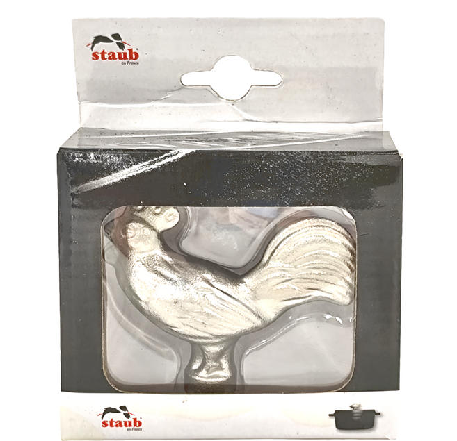 Staub造型鍋蓋頭 - 適用於16cm(含)以上的STAUB鑄鐵鍋, 雞, 1個