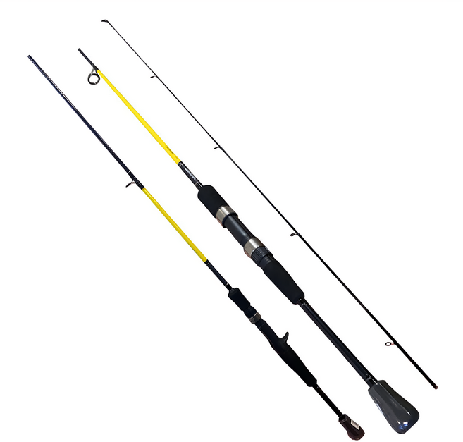 DAIWA 大和 路亞竿 CROSSFIRE, 黑色 + 黃色