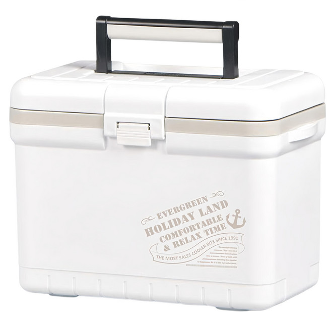 SHINWA 伸和 Holiday CBX-7L 白色 日本製 7公升 露營保冷箱, 7L