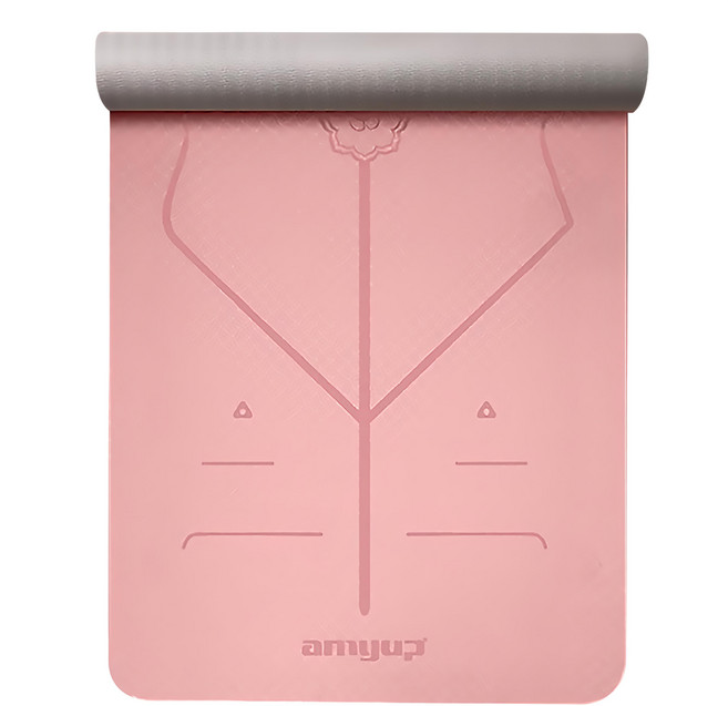 amyup 艾邁運動 瑜珈墊體位線 d1003001-01, 粉色, 1個
