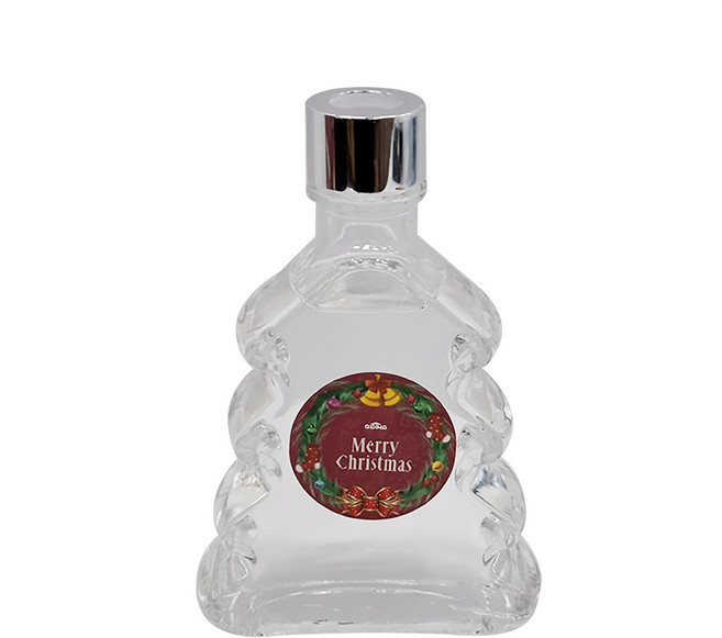 QIDINA 奇蒂娜 聖誕樹造型香氛珪藻土擴香瓶, 小蒼蘭, 200ml, 1件