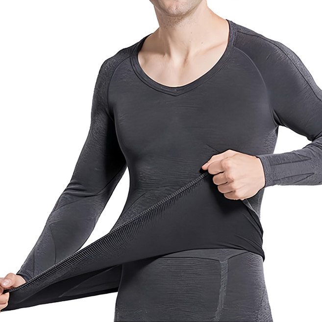 Charmen 男款 日本東麗 HEATMAX保暖發熱挺背收腹長袖