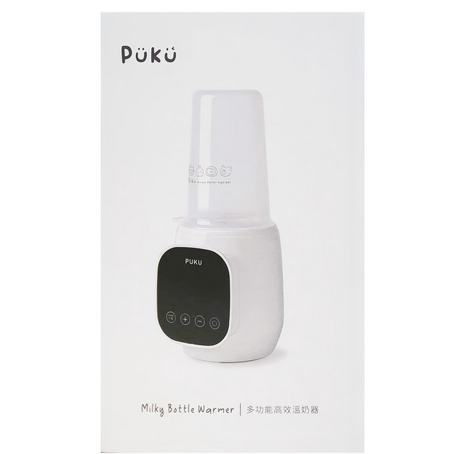PUKU 藍色企鵝 Milky高效智能多功能溫奶器 快速加熱 恆溫, 白色, 1個