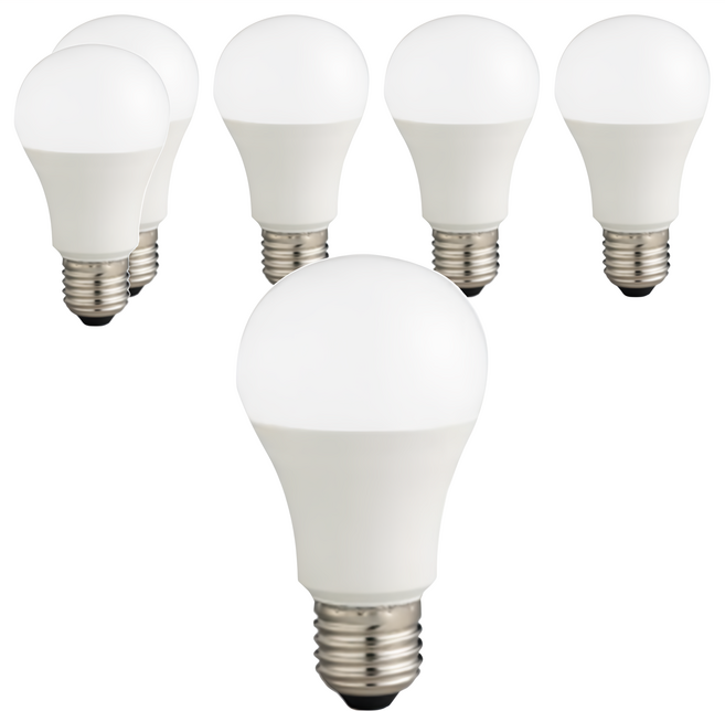 EVERLIGHT 億光 超節能LED球泡燈 9W, 黃光, 6顆