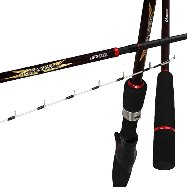 okuma 寶熊釣具 CEYMAR 凱莫斯 天亞竿 兩截式 鐵板竿 路亞竿 天亞 太刀 帶魚 釣魚 船釣 海釣 硬餌 擬餌, 銀色