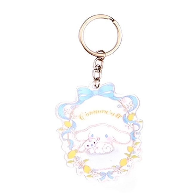 Sanrio 三麗鷗 立體壓克力鑰匙圈 CA939-2 8 x 5cm, 大耳狗 白色 + 藍色, 1個