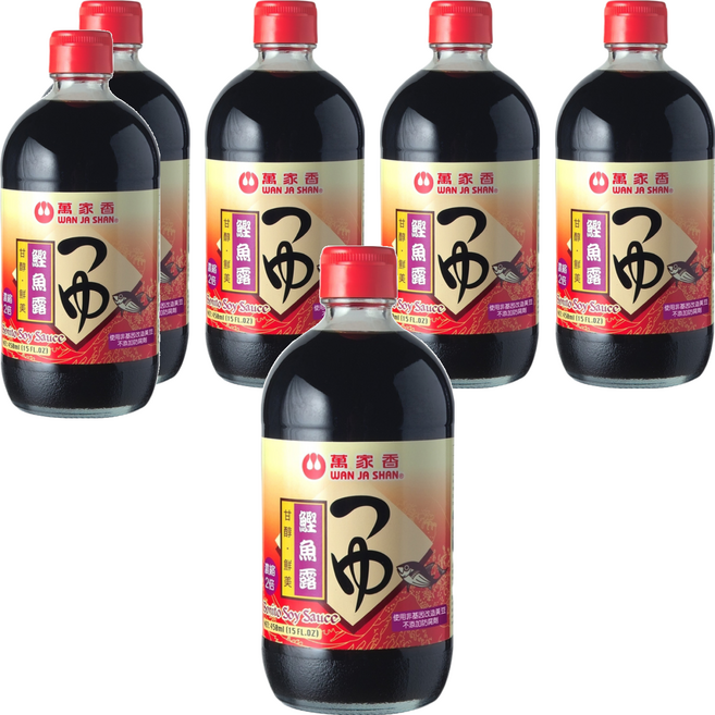 萬家香 鰹魚露, 450ml, 6瓶