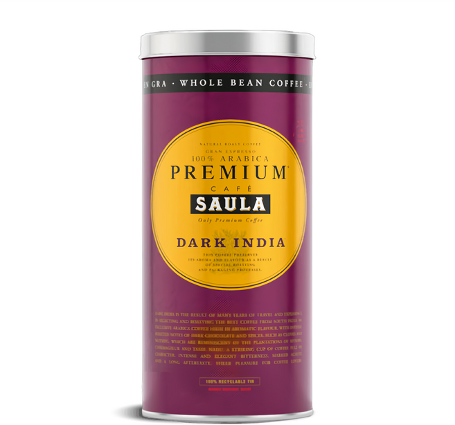 CAFE SAULA 頂級深印咖啡豆, 500g, 1個, Whole Bean