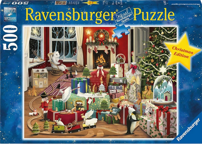 Ravensburger 維寶 拼圖, 500片, 迷人聖誕 多色, 1盒