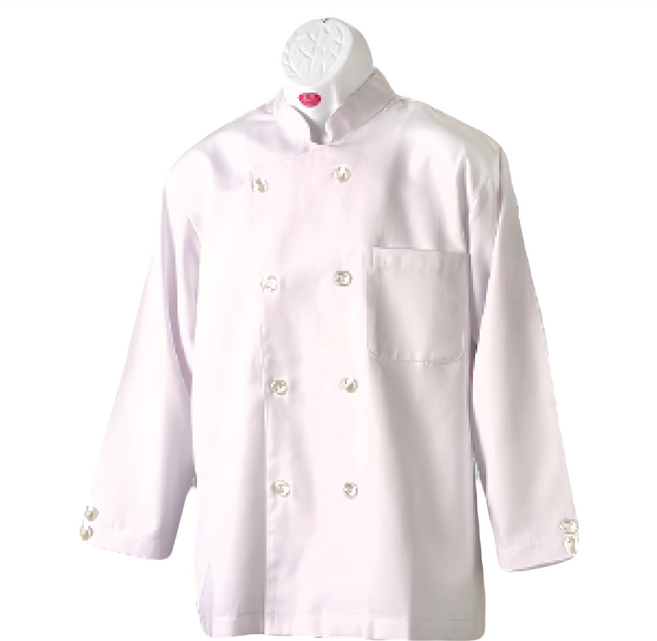 大廚 廚師衣長袖雙排