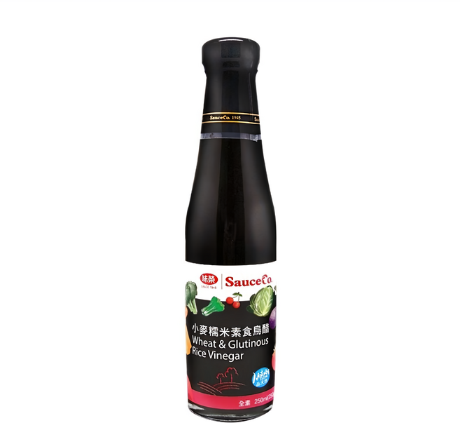 味榮 小麥糯米素食烏醋 天然生長無污染小麥與糯米 傳統古法陶缸一年100%純釀造 日式傳統風味, 250ml, 1瓶