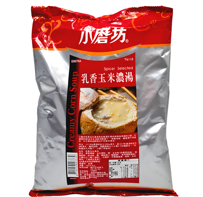 小磨坊 乳香玉米濃湯, 1kg, 1包