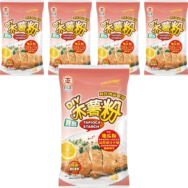 日正食品 寶島木薯粉, 400g, 5包