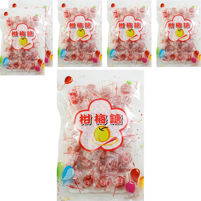 品味食族 柑梅糖, 220g, 6袋