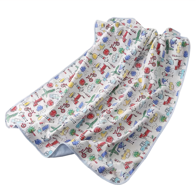 竹纖維三層嬰兒防水隔尿墊, 交通工具, 1件