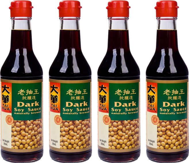 大華醬油 特級純釀造醬油 老抽, 305ml, 4瓶
