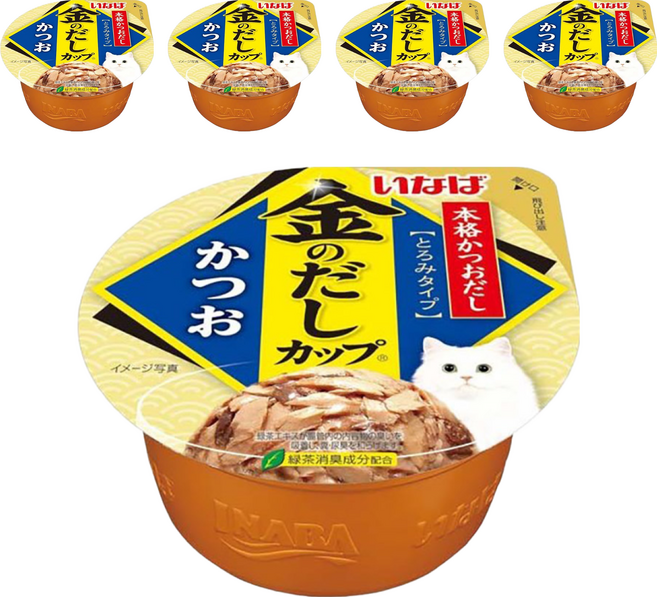 INABA CIAO 金湯杯 貓用湯罐, IMC-132 鰹魚, 70g, 5個