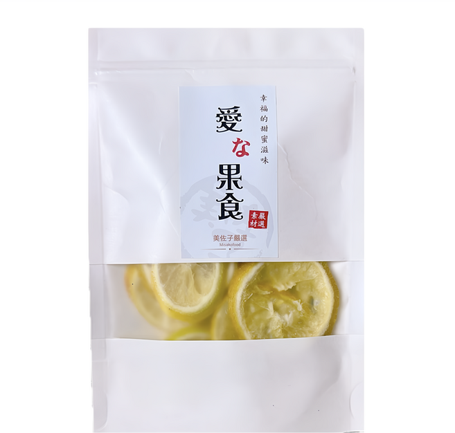 MISAKO 美佐子 嚴選海味系列 香水檸檬乾, 1包, 80g