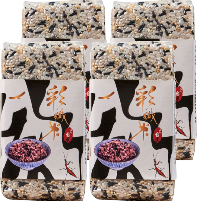 origin 源天然 彩纖米, 600g, 4包