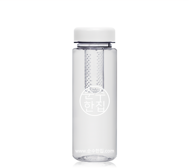 Sunsuhouse 泡茶隨身瓶 PCT、PET 塑料, 白色, 500ml, 1個