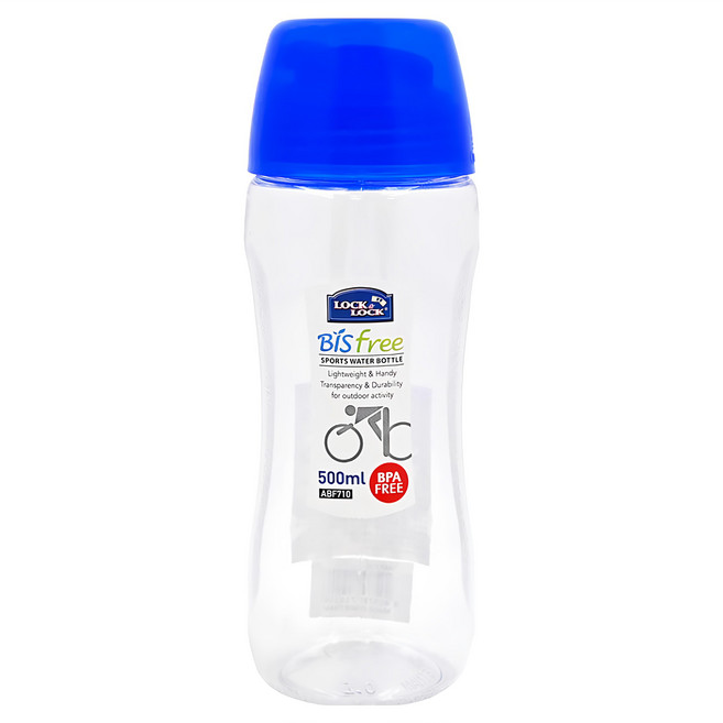 LocknLock 樂扣樂扣 BISfree 優質水壺, 藍色 + 透明色, 500ml, 1個