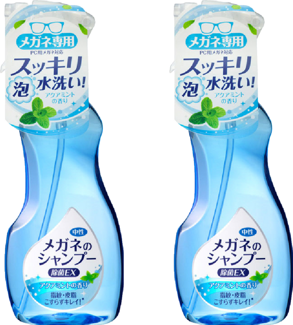 SOFT99 泡沫眼鏡清洗液, 藍色, 2瓶